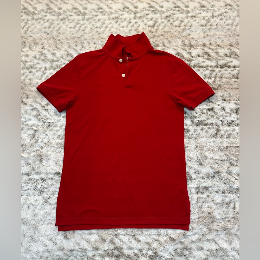 Goodfellow & Co Polo Shirt small Red Color   Used